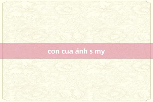 con cua ánh s my